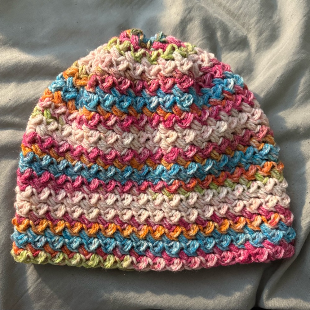 Colorful crochet Beanie